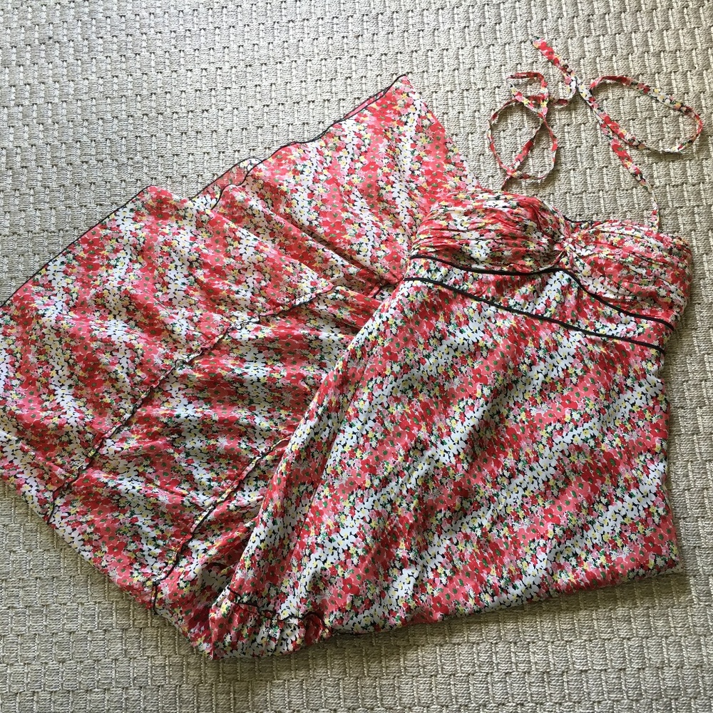 Donna Morgan Silk Blend Maxi Sundress by Sz 6